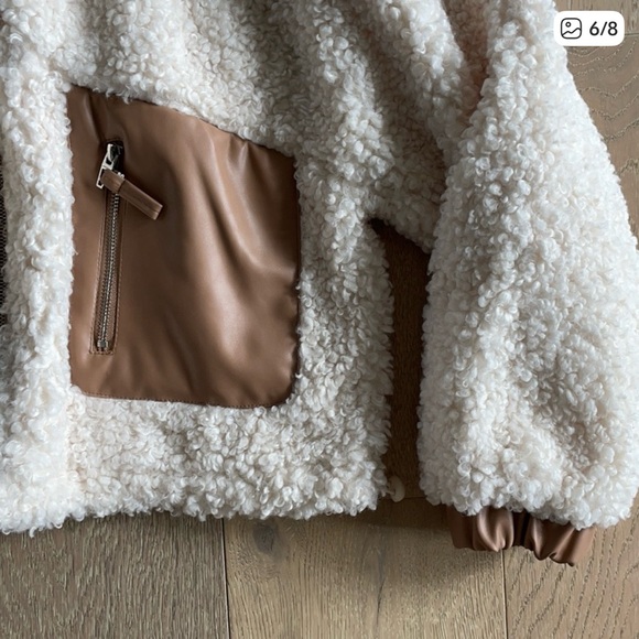 BlankNYC Faux Shearling Bomber Jacket - Picture 5 of 7